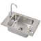 Elkay Elkay Celebrity SS 25x17x6.5 Single Bowl Top Mount Classroom Sink Kit CDKAD251765C - alternate 1